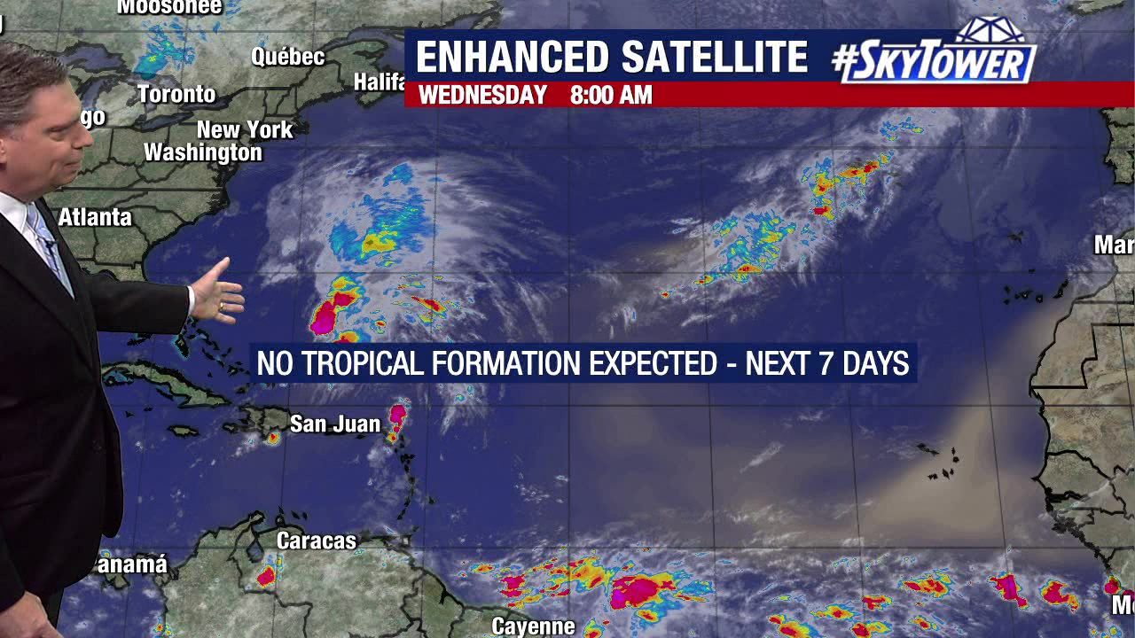 No tropical developments in Atlantic