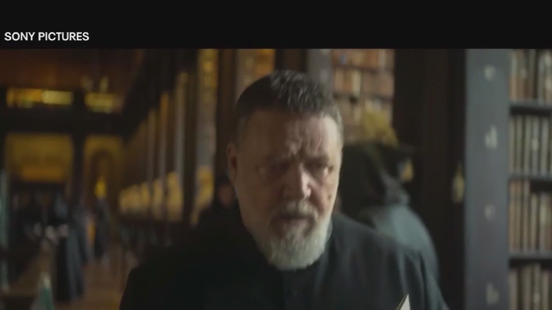 Actor Russell Crowe talks 'The Pope's Exorcist' ahead of premiere