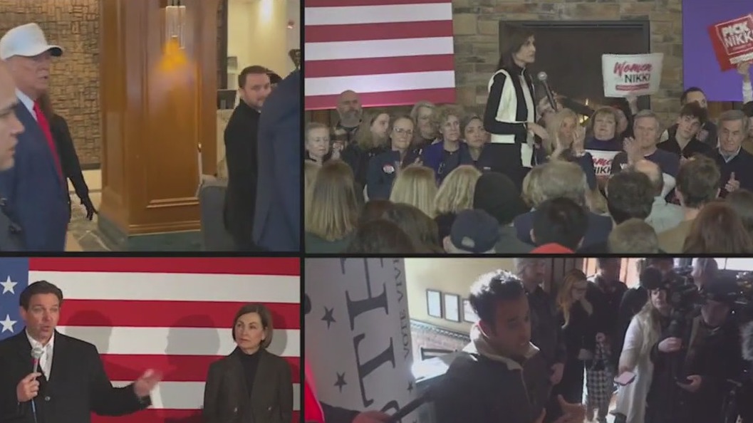 Iowa caucuses set for Monday despite wintry weather conditions