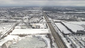 Video shows aftermath of winter storm across Chicago