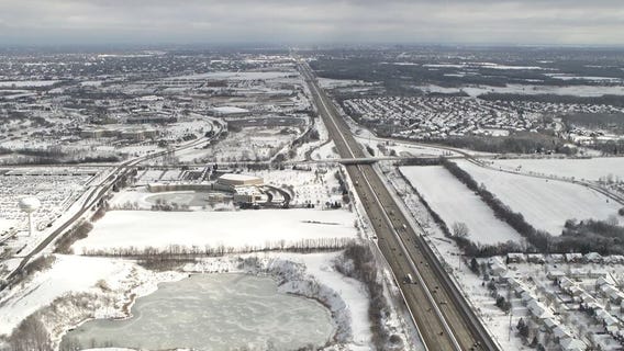 Video shows aftermath of winter storm across Chicago