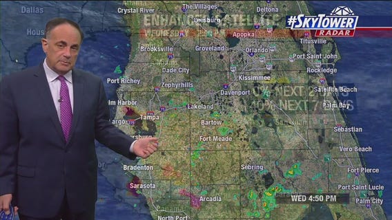 Tampa weather | Sunny with very scattered showers