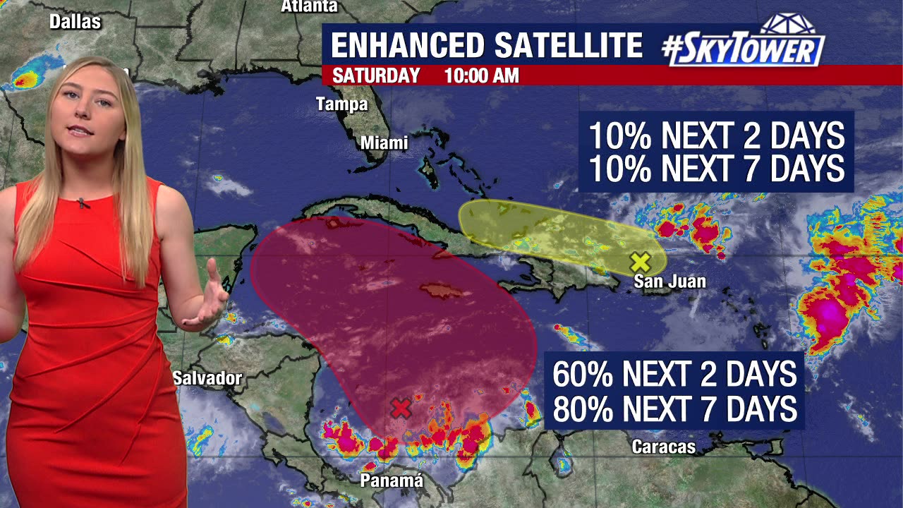 Disturbance in Caribbean will likely develop