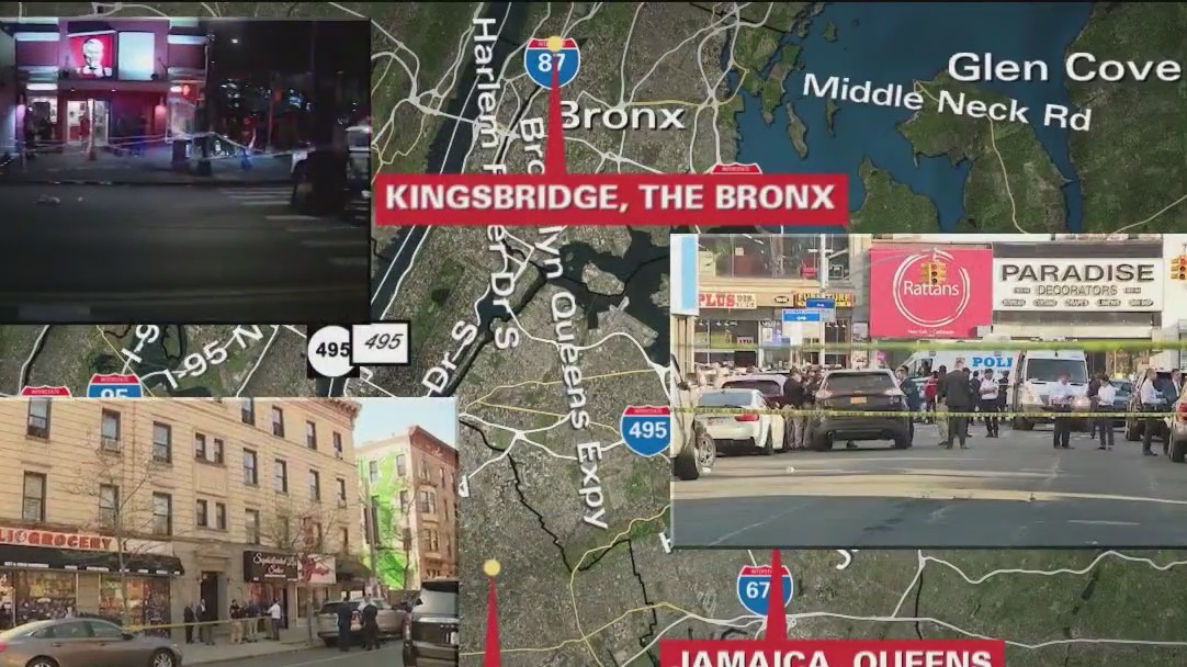 3 separate NYC police-involved shootings