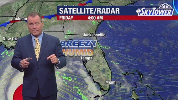 Tampa weather | Breezy & Humid