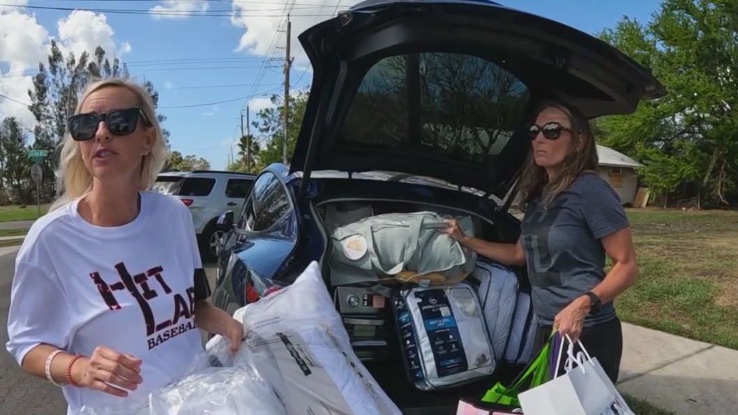 Mothers helping community after hurricanes