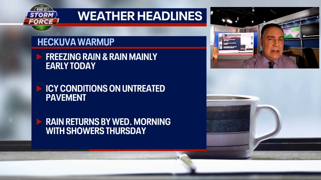 Chicago weather: Icy morning poses dangerous commute