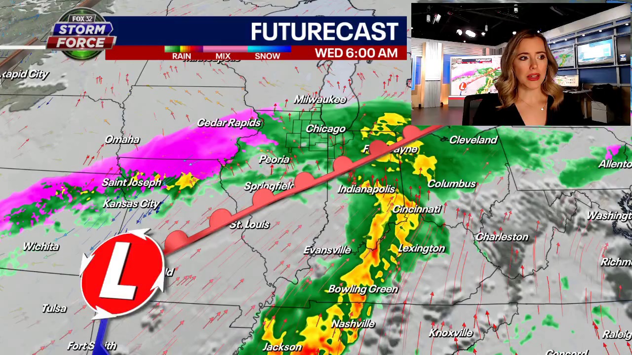 Chicago weather: Ice potential as freezing rain moves in