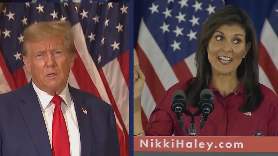 Race for Republican nomination heating up between Haley, Trump