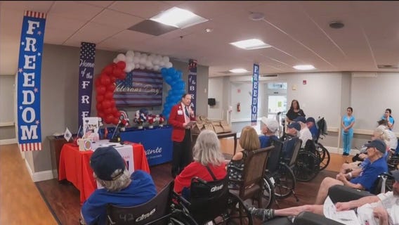 Veterans receive honors at nursing home