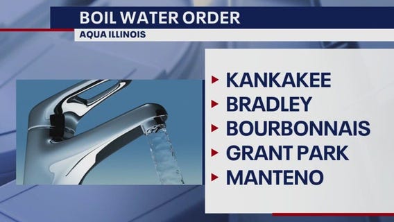Multiple areas under boil order after heavy rain in Kankakee, University Park