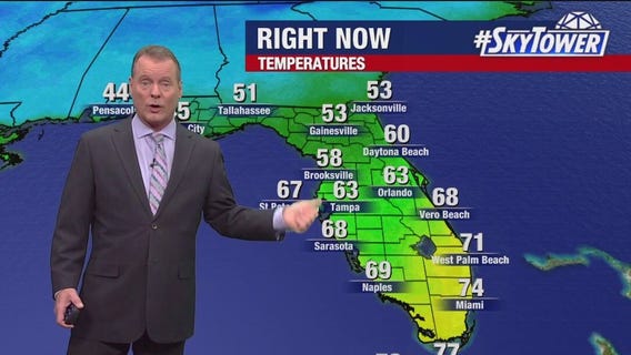 Tampa weather | Cooler, dry & sunny