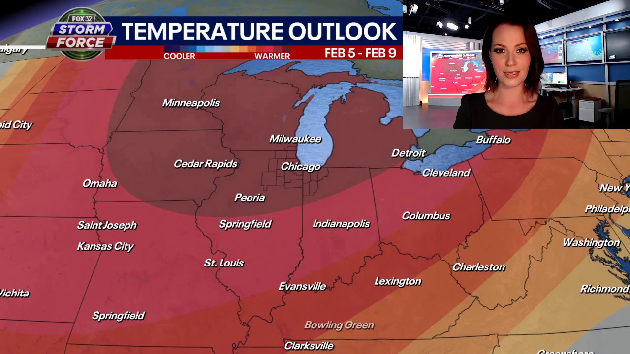 Sunshine on Wednesday as Chicago makes a run at 50 degrees later this week