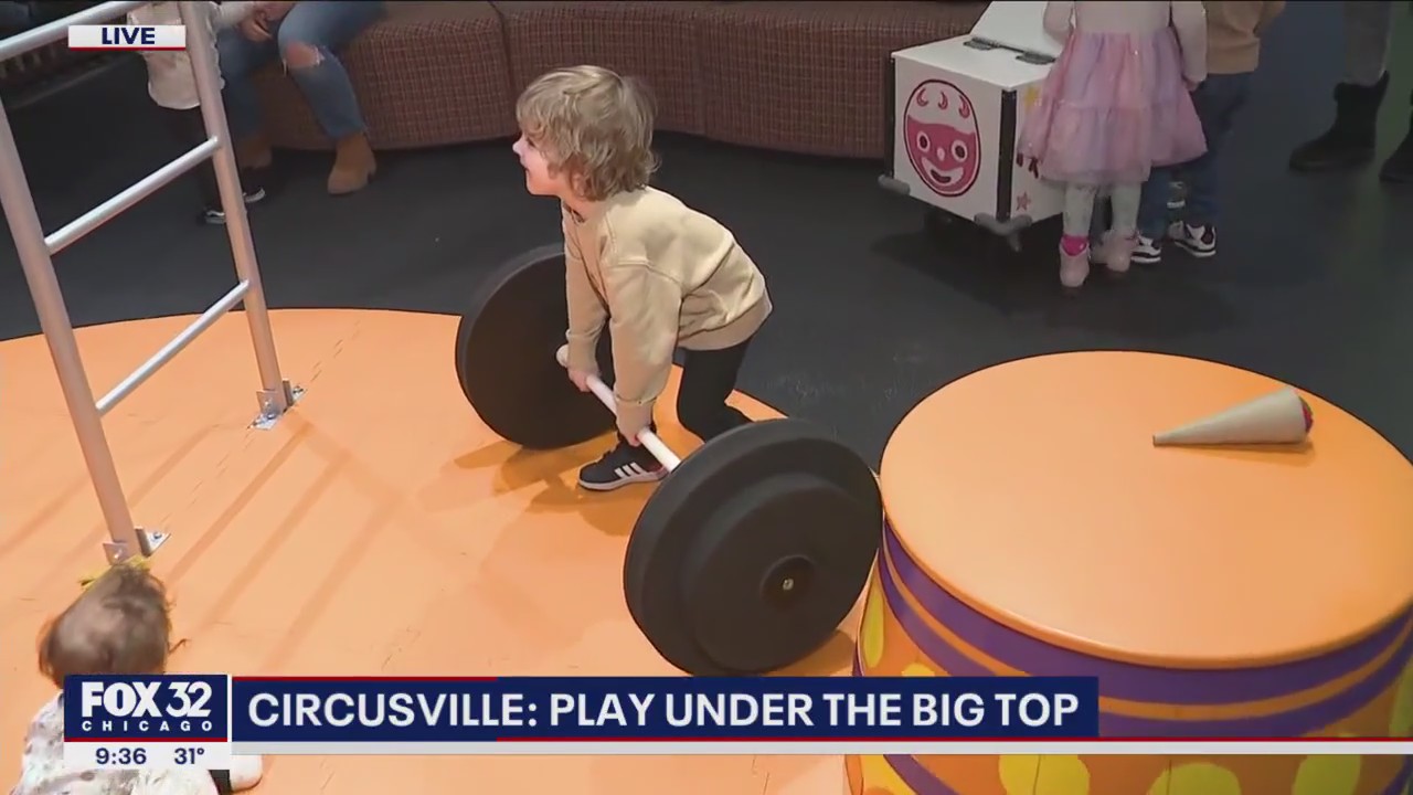 Step right up to "Circusville" at Chicago Children's Museum