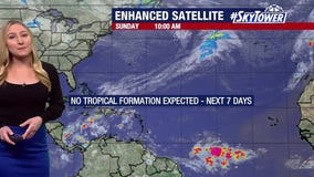 No tropical formations expected in the next six days