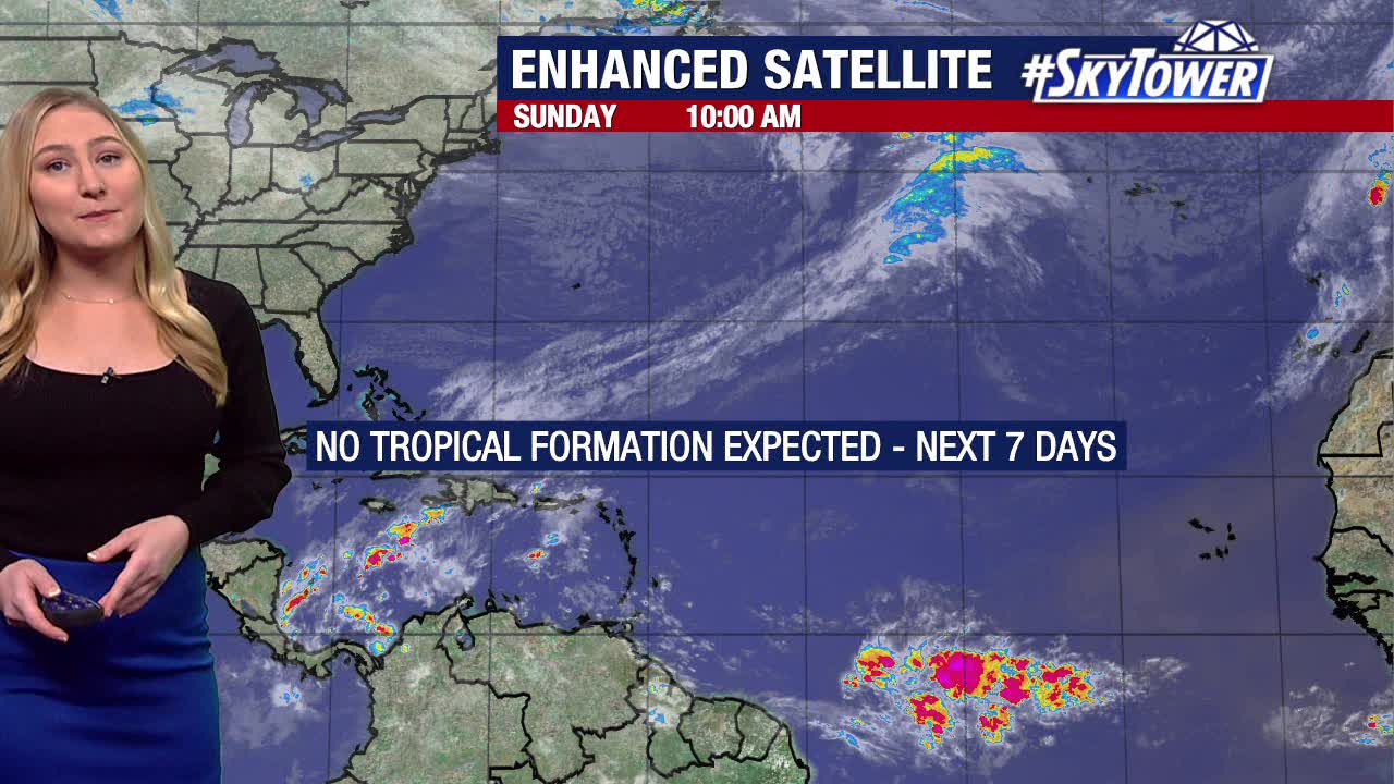 No tropical formations expected in the next six days