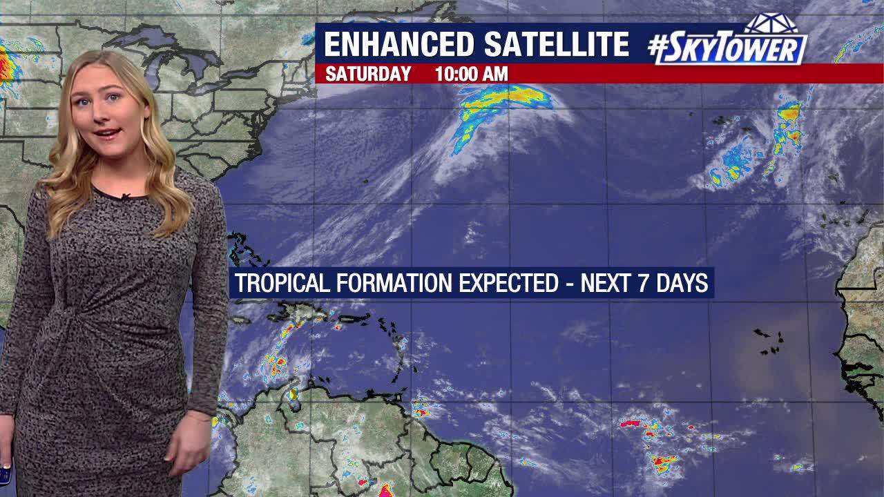 No tropical formations expected in the next seven days