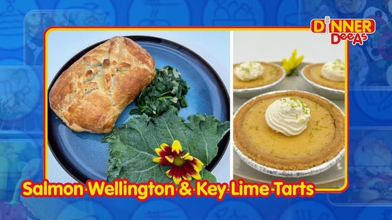 Dinner DeeAs: Salmon Wellington & Key Lime Tarts