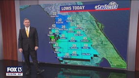Tampa weather | Cold front moves through