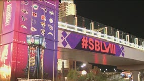 Las Vegas prepares to host throngs of people for Super Bowl LVIII