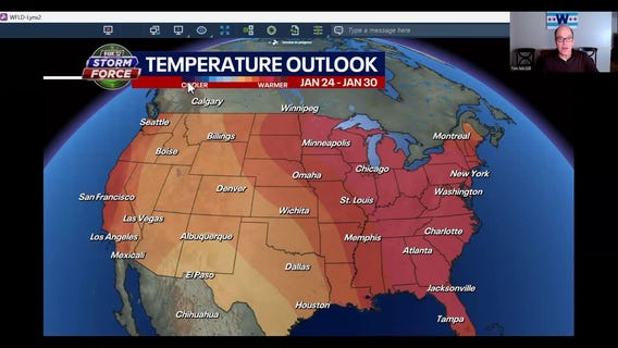 Virtual 70-degree temp swing in store for Chicago in weather whiplash