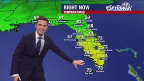 Tampa Weather | Steady warm-up into next week