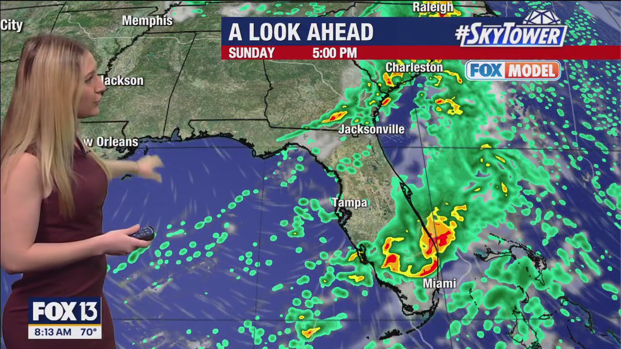 Tampa weather | Rain chances early on Sunday | FOX 13 Tampa Bay