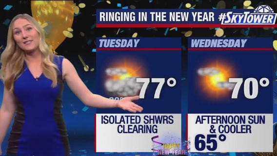 Tampa weather | Cold front moving in for new year