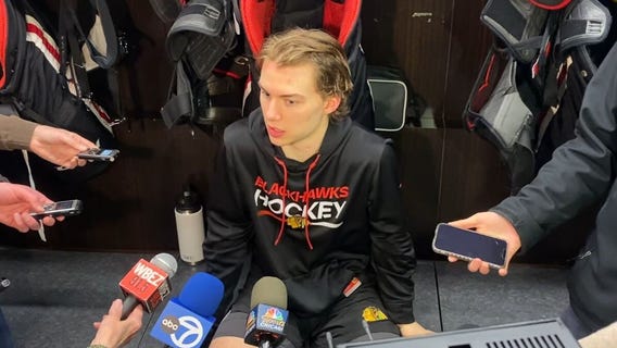 Connor Bedard talks returning to the ice for the Chicago Blackhawks after missing over a month