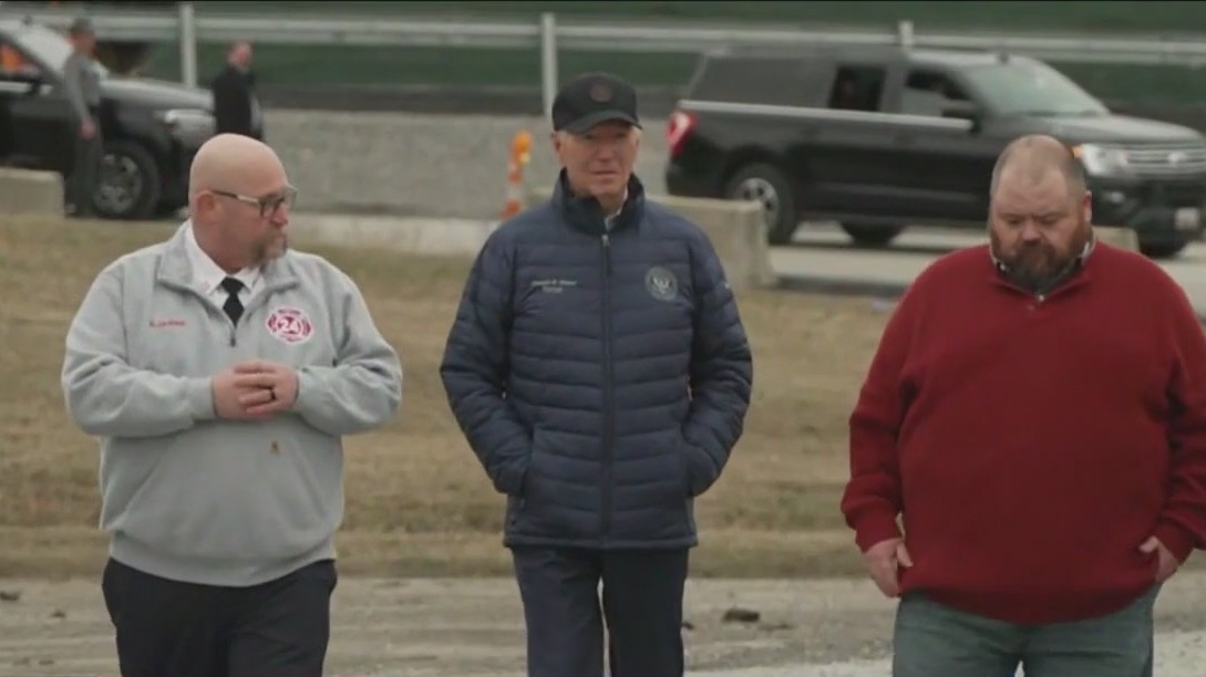 East Palestine residents react to Biden's visit