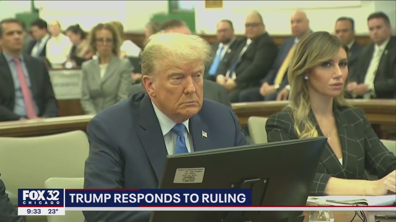 Trump responds to ruling in New York civil fraud trial