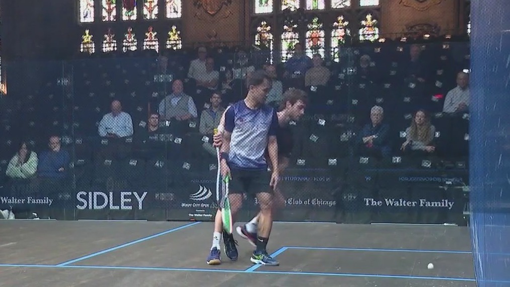 Windy City Open 2024 draws large crowds, intense squash games