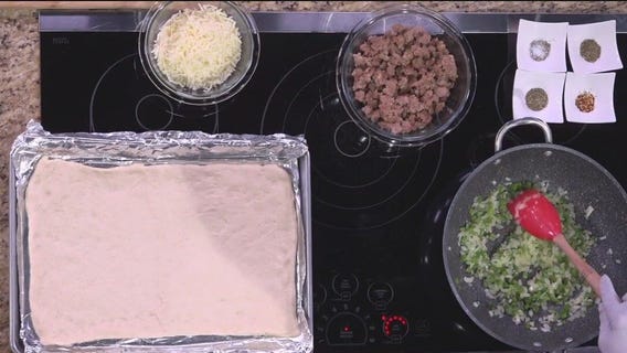 Dr. BBQ | Sausage bread rollup