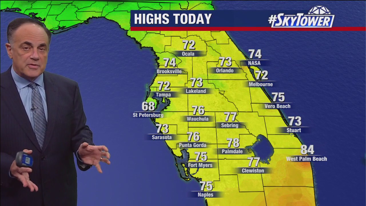 Tampa weather | Warming trend continues