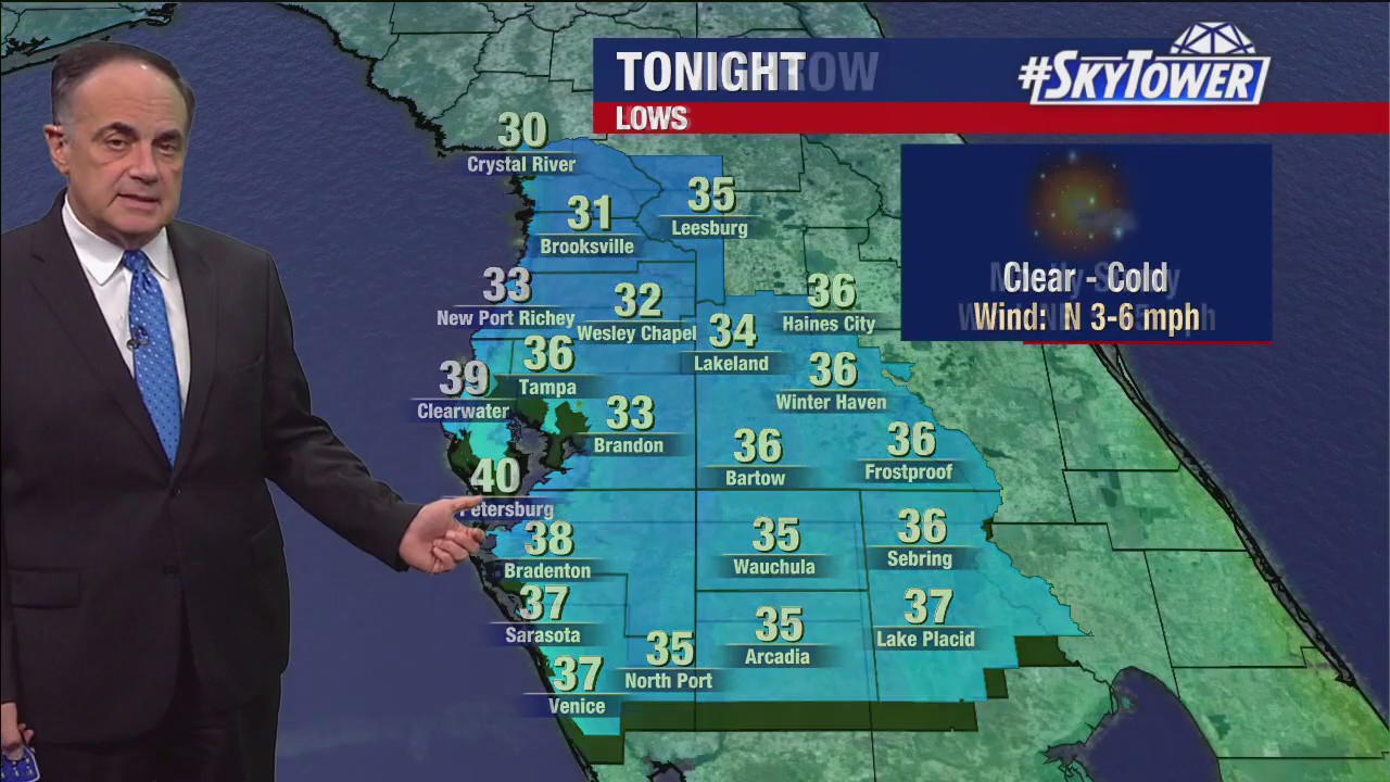 Tampa Weather | Warmer temps on the horizon