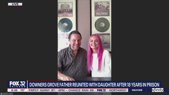 Downers Grove father reunited with daughter after 18 years in prison