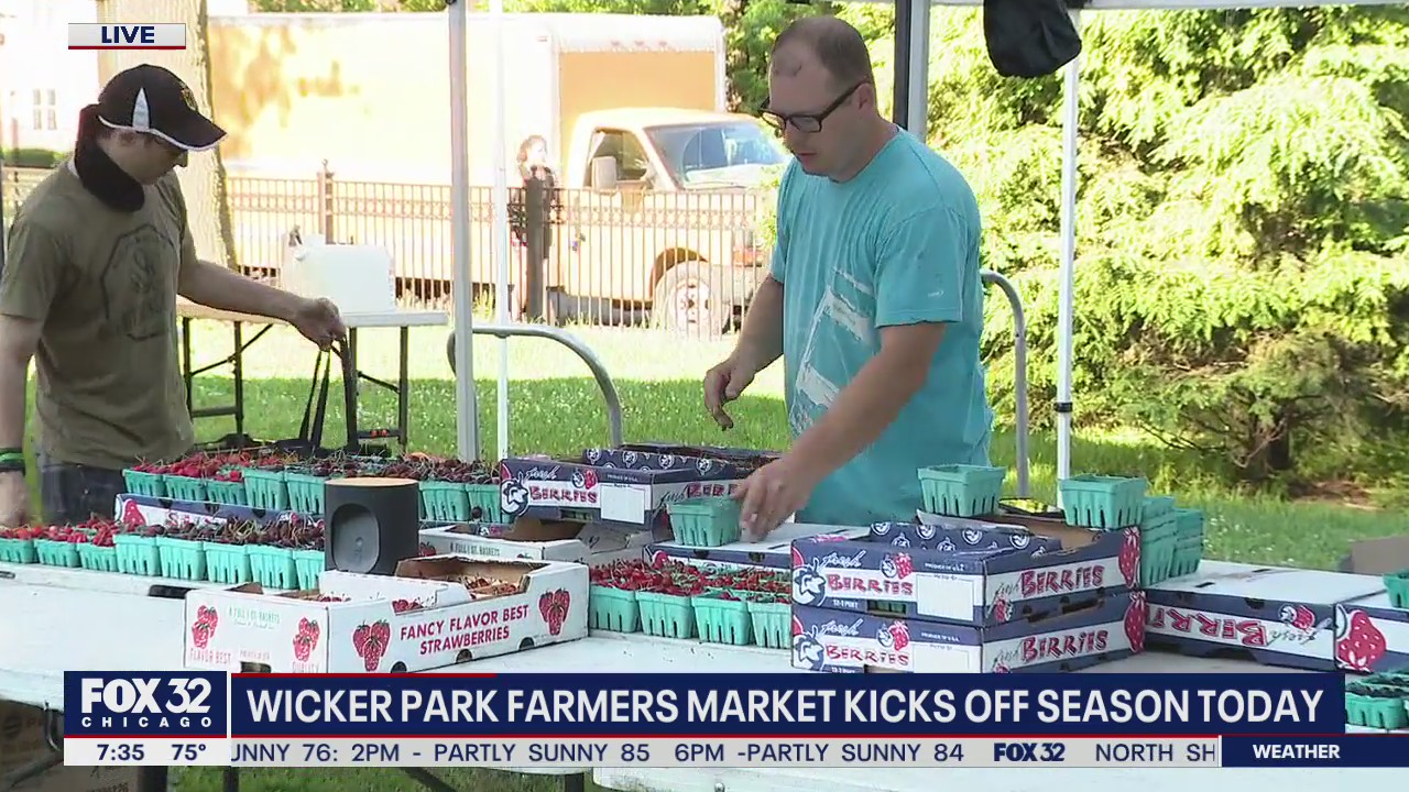 Wicker Park Farmers Market reopens for 20th anniversary