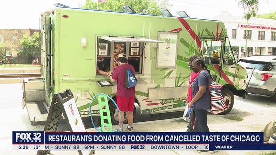 Restaurants donating food from cancelled Taste of Chicago