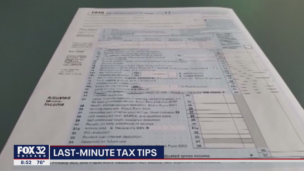 Last-minute tax filing tips