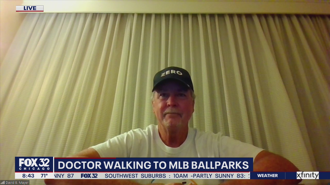 Doctor walks MLB stadiums for caregivers and patients