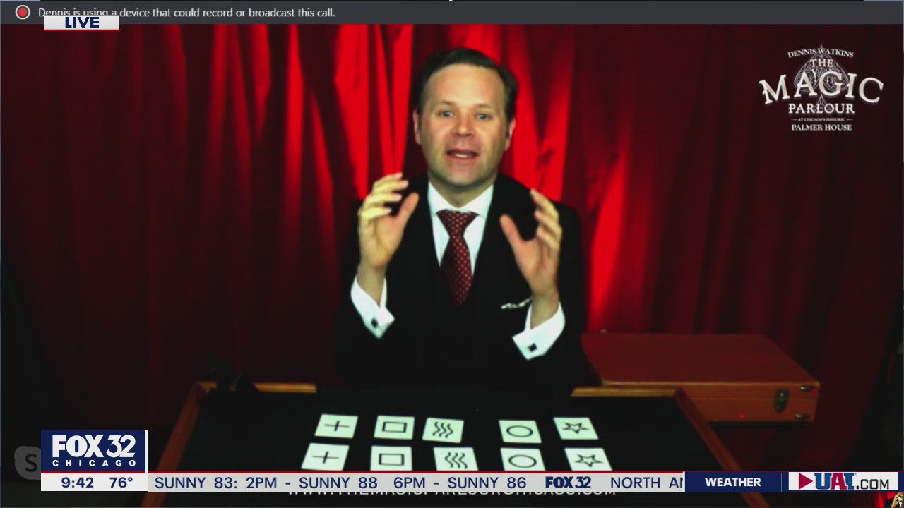 Dennis Watkins takes show online with 'The Magic Parlour at Home'