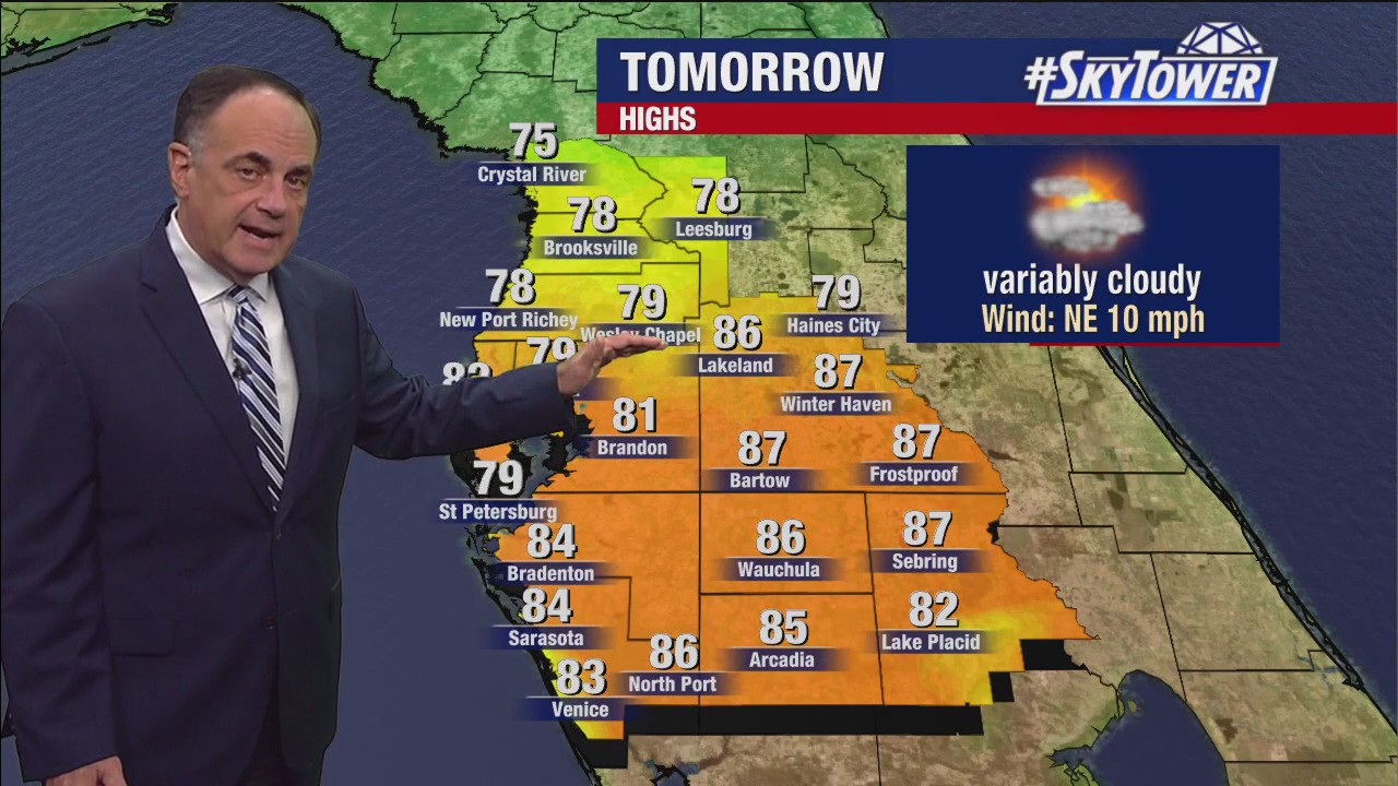 Tampa weather | Cold front approaches