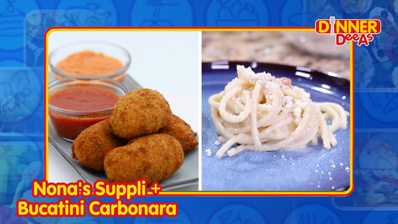 Dinner DeeAs: Nona's Suppli + Bucatini Carbonara