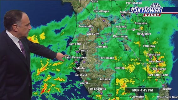 Tampa weather | Rainy conditions on Monday