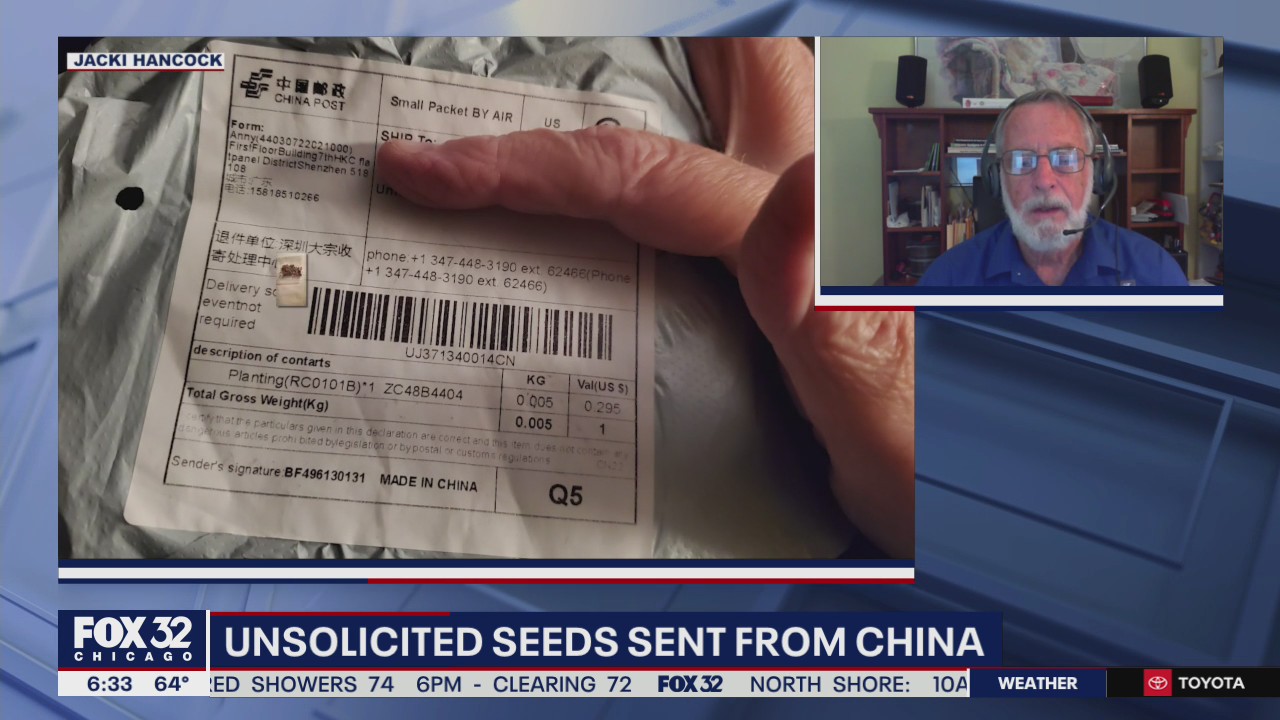 Illinois horticulturists warn residents about unsolicited seeds sent from China