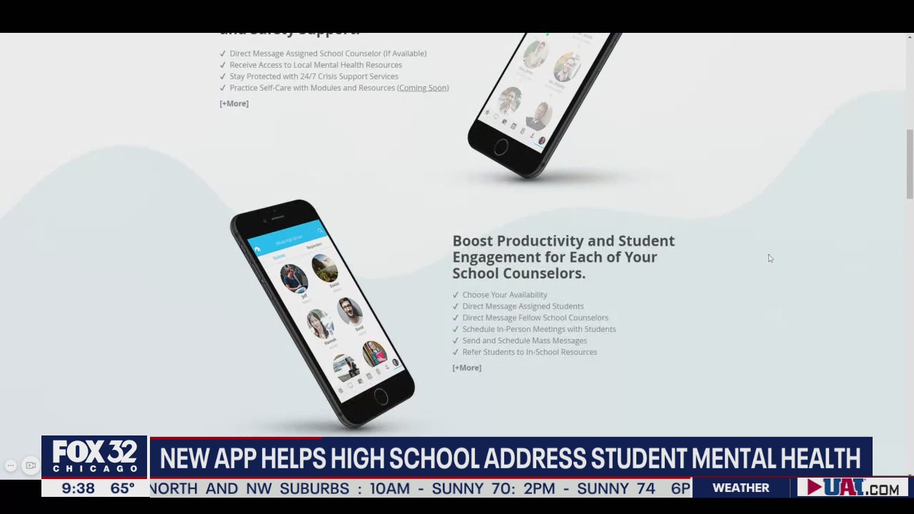 'Above the Waves' app helps high school students address mental health