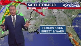 Tampa weather | Breezy & warm ahead of cold front