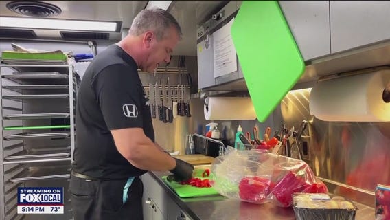 Racing team chef cooks up race day meals