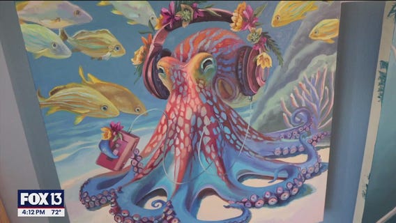 Local artist leaning into Florida lifestyle to create works of art
