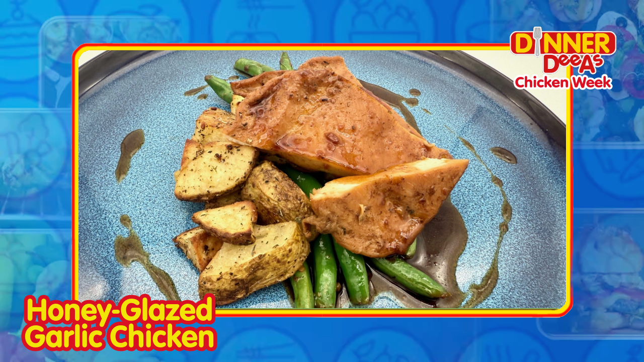 Dinner DeeAs: Honey-Glazed Garlic Chicken